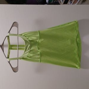 Lululemon neon green tank Racerback straps